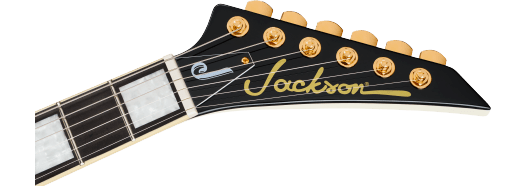 Jackson Cd1 Legend Series Rhoad Limited Edition Trem Hh Eb - White With Black Bevels - E-Gitarre aus Metall - Variation 2