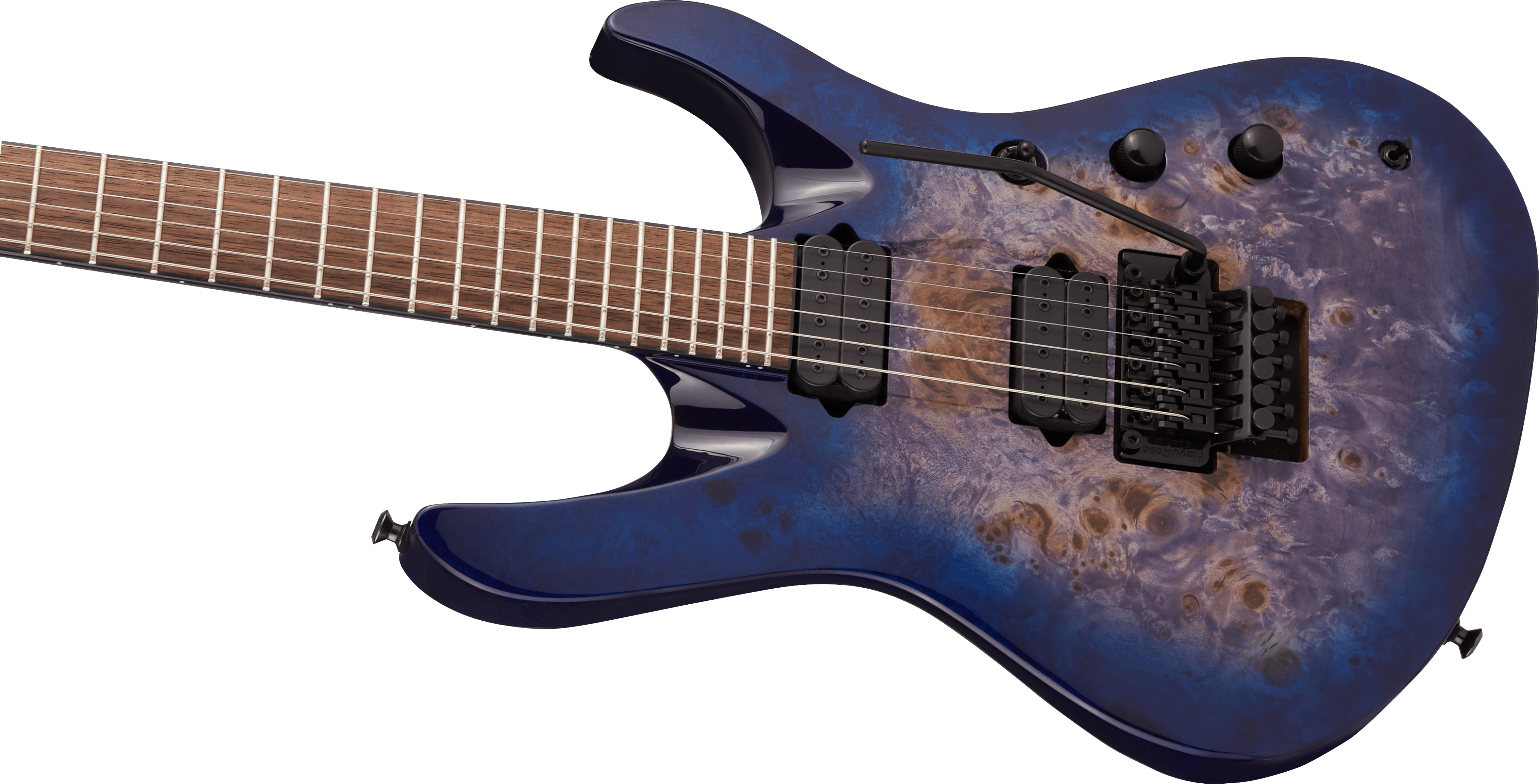 Jackson Chris Broderick Soloist 6 Pro 2h Dimarzio Fr Lau - Trans Blue Poplar - E-Gitarre in Str-Form - Variation 3