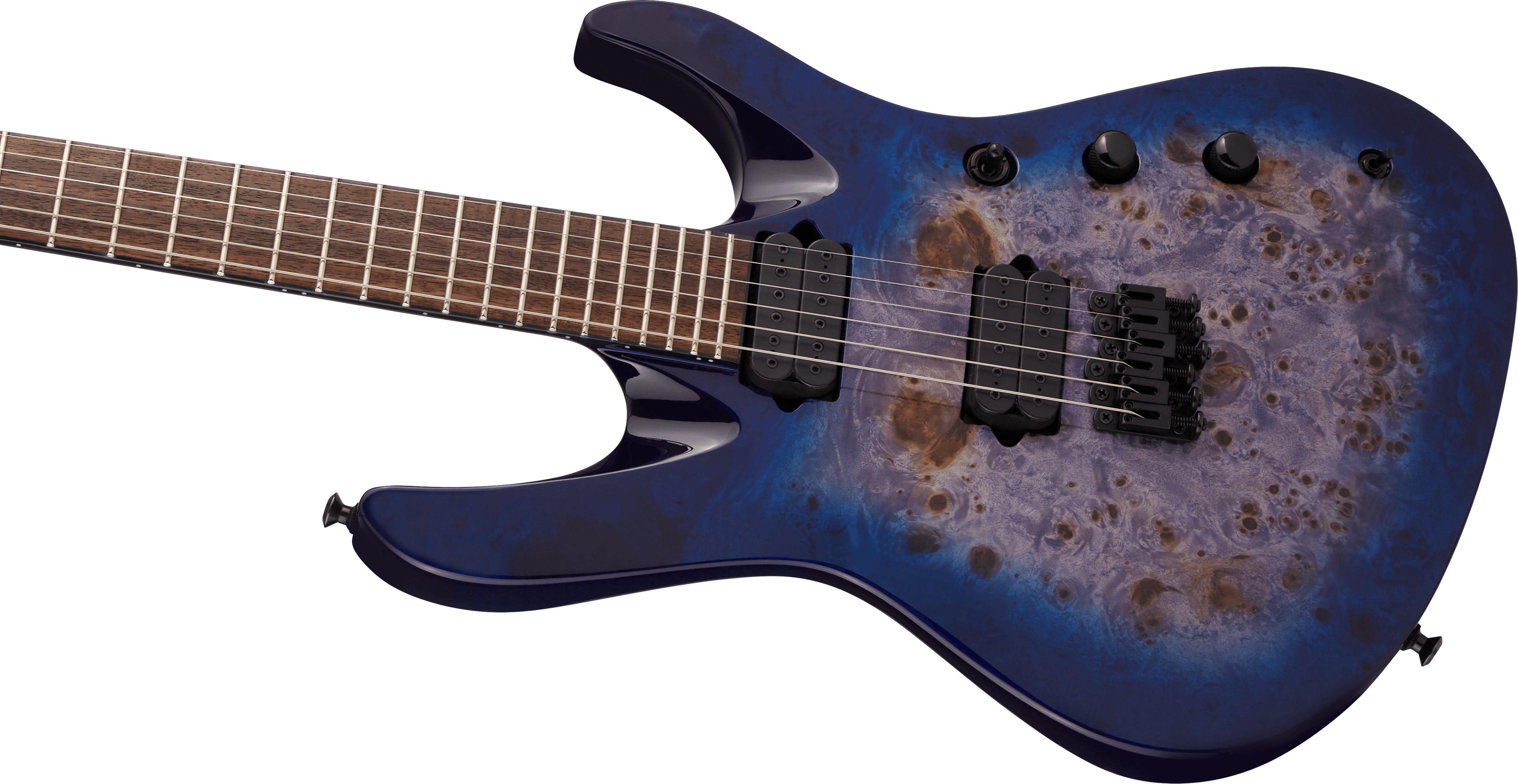 Jackson Chris Broderick Soloist 6 Pro 2h Dimarzio Ht Lau - Trans Blue Poplar - E-Gitarre in Str-Form - Variation 3