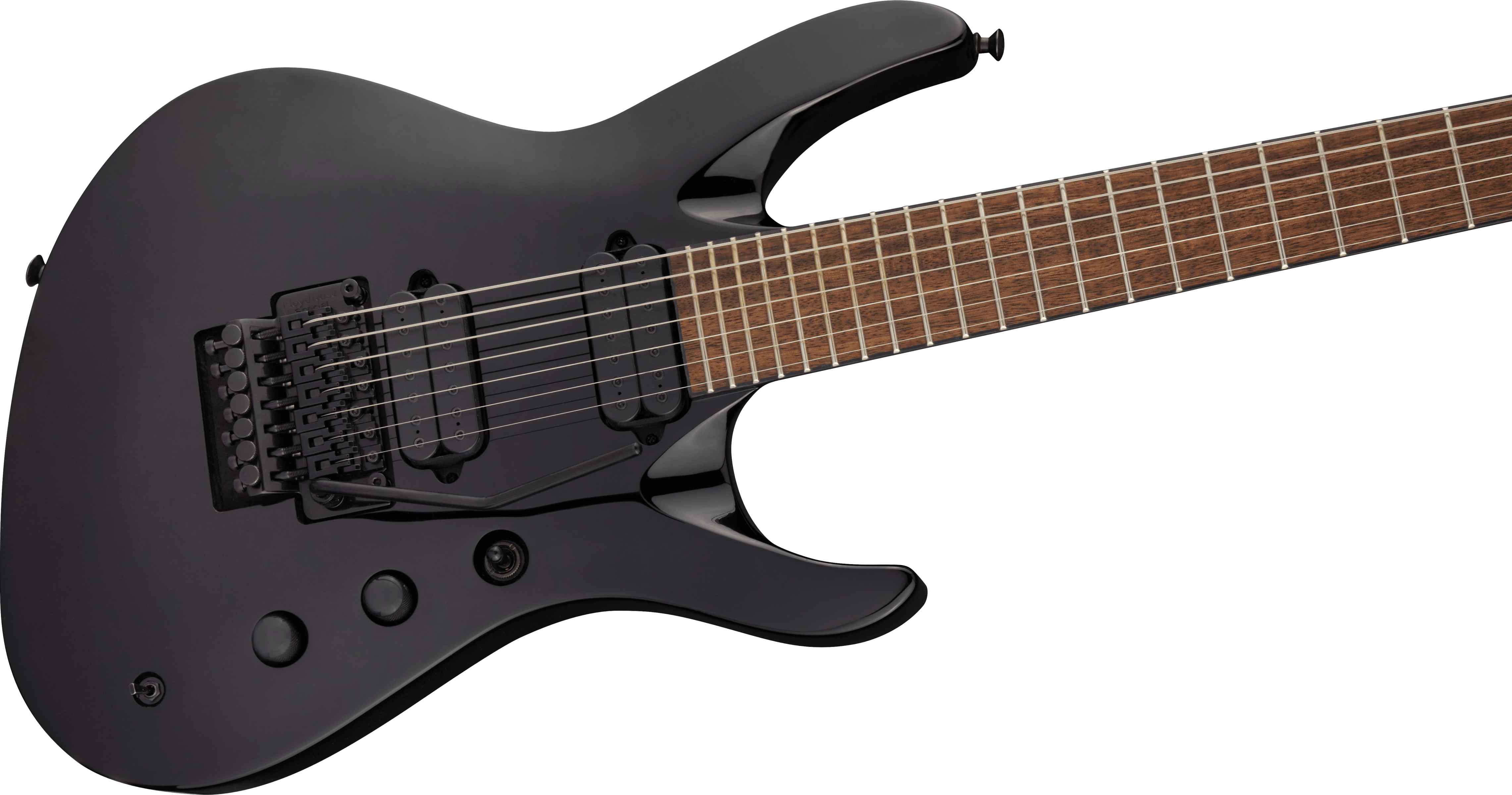 Jackson Chris Broderick Soloist 7 Pro Signature 2h Dimarzio Fr Lau - Gloss Black - 7-saitige E-Gitarre - Variation 3