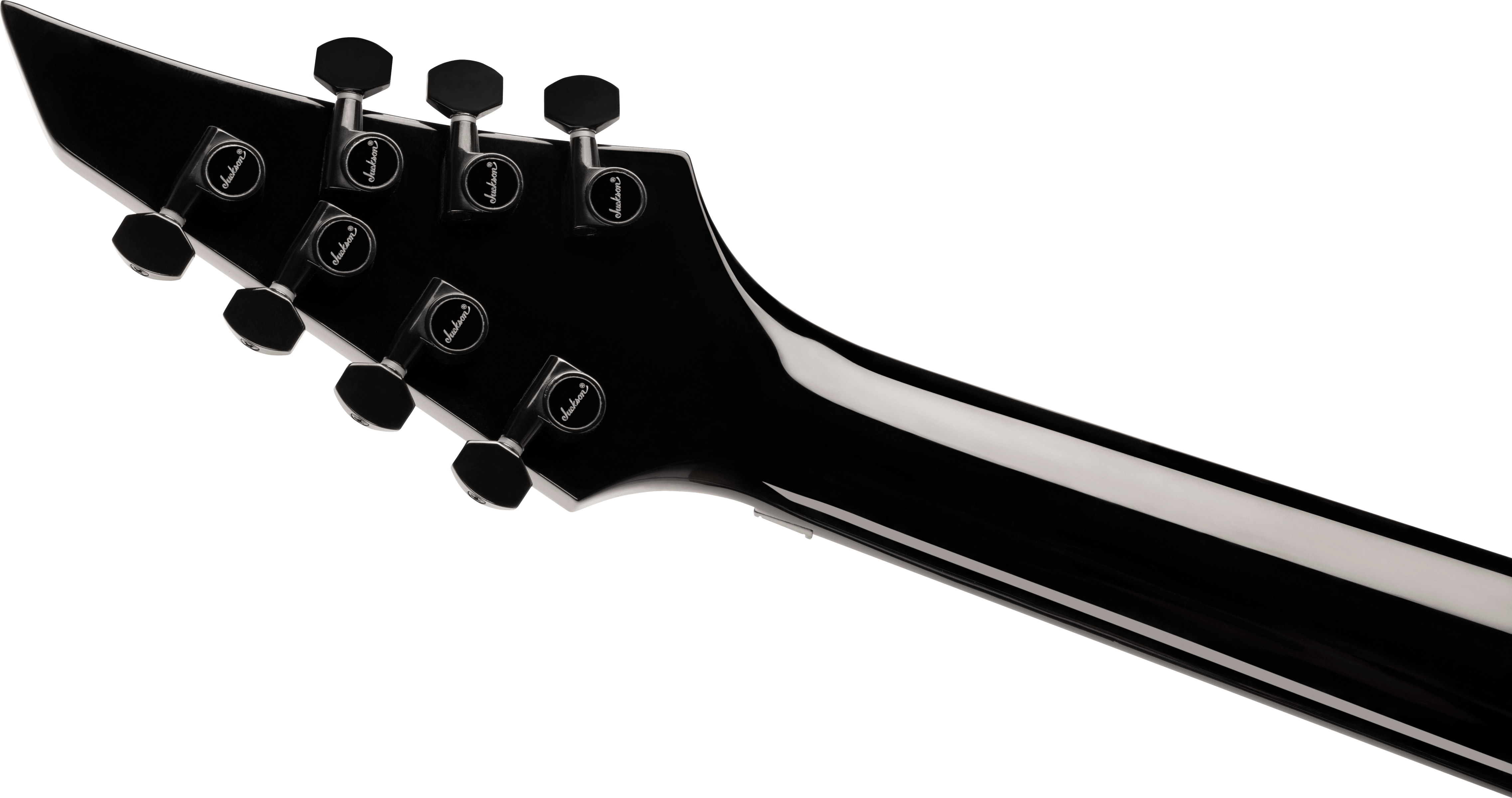 Jackson Chris Broderick Soloist 7 Pro Signature 2h Dimarzio Fr Lau - Gloss Black - 7-saitige E-Gitarre - Variation 5