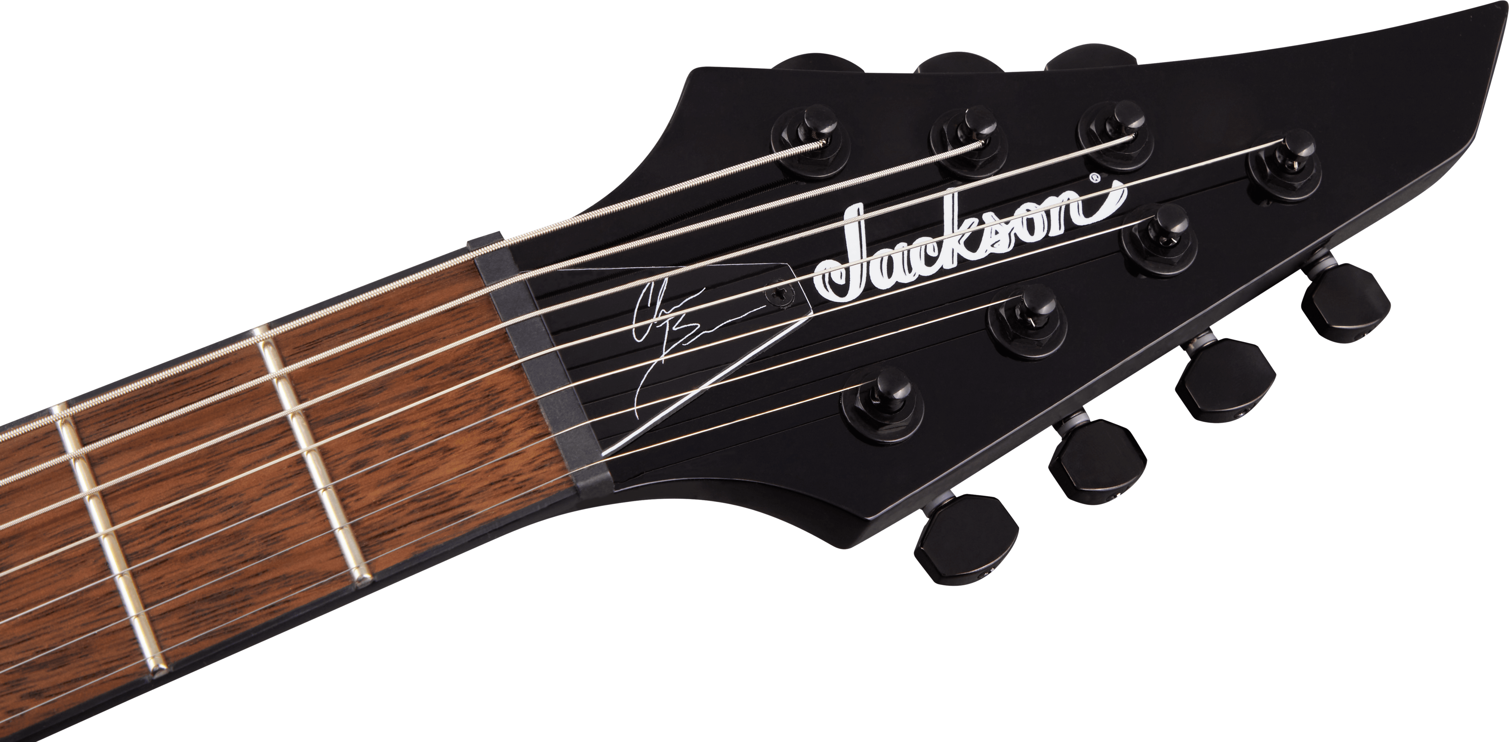 Jackson Chris Broderick Soloist 7 Pro 2h Dimarzio Ht Lau - Gloss Black - 7-saitige E-Gitarre - Variation 4