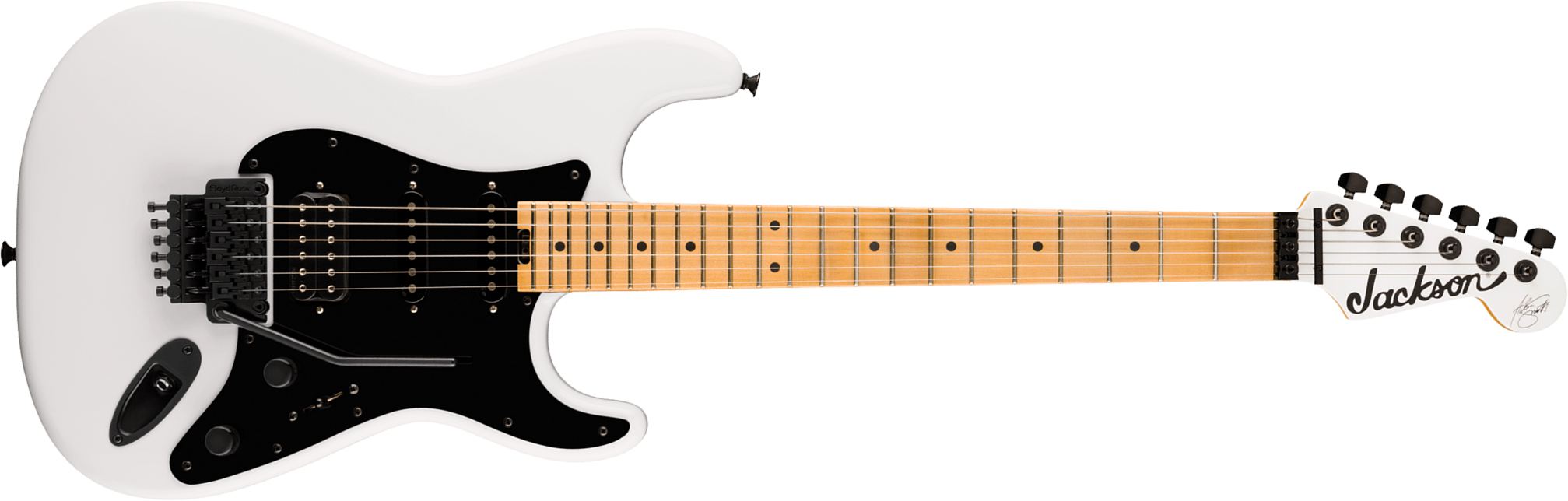 Jackson Adrian Smith Sc1 50th Ann. Mex Ltd Signature Hss Dimarzio Fr Mn - White - E-Gitarre in Str-Form - Main picture