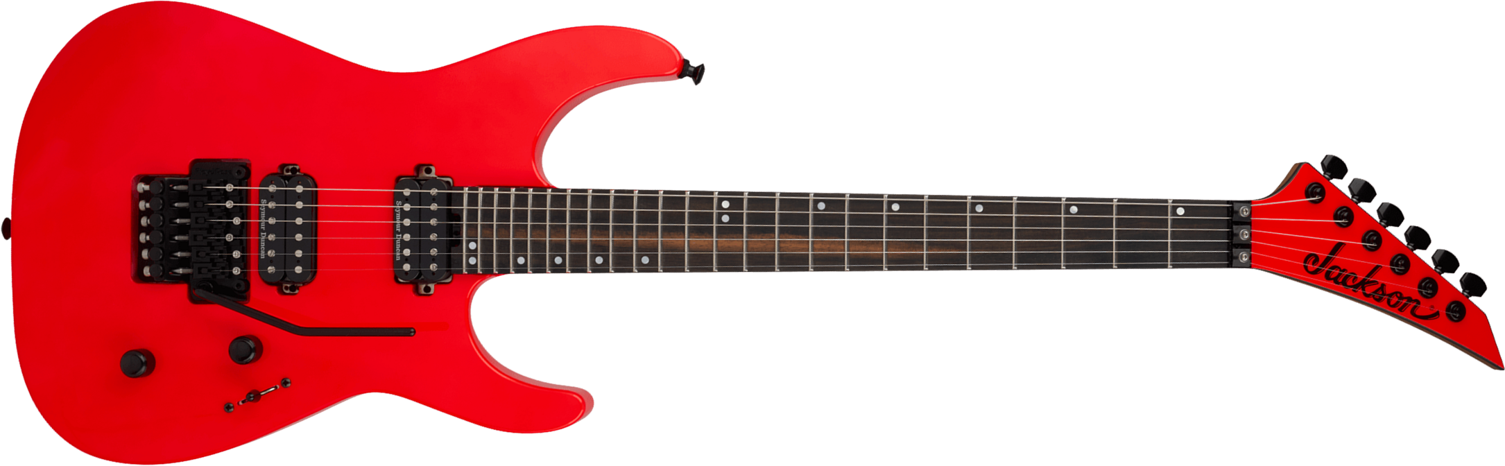 Jackson American Virtuoso Usa 2h Seymour Duncan Fr Eb - Rocket Red - E-Gitarre aus Metall - Main picture
