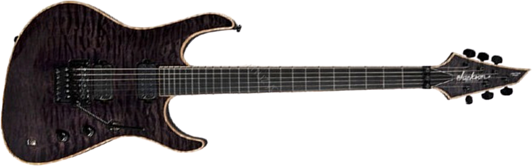 Jackson Artist Signature Chris Broderick Soloist 6 - Transparent Black - E-Gitarre in Str-Form - Main picture