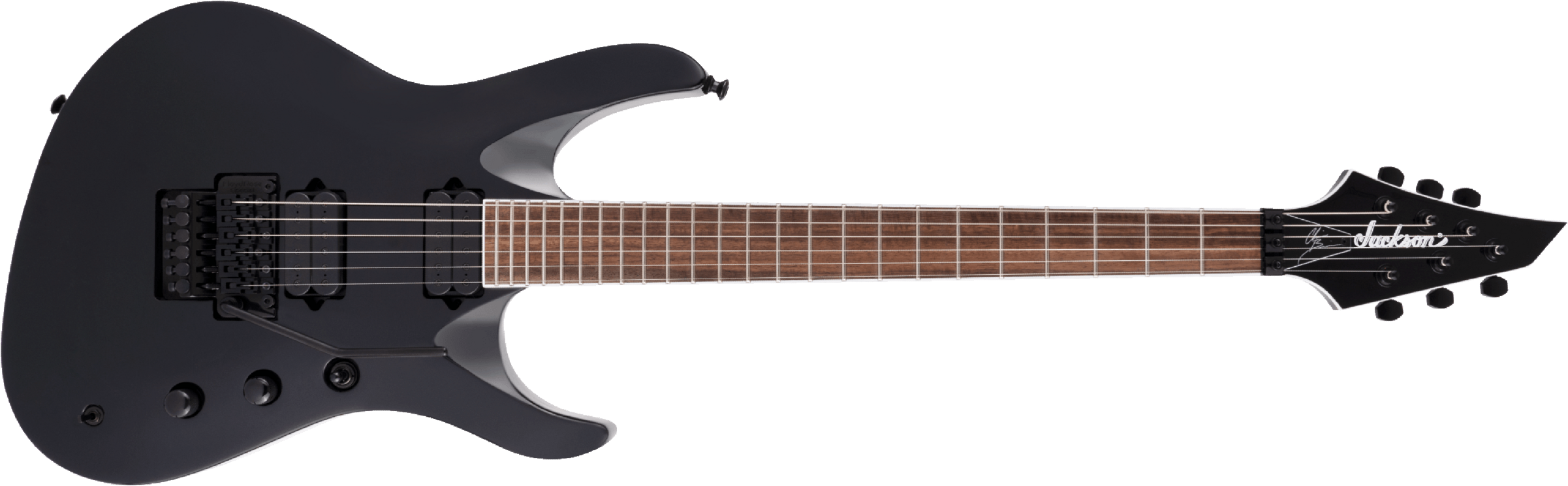 Jackson Chris Broderick Soloist 6 Pro Signature 2h Dimarzio Fr Lau - Gloss Black - E-Gitarre in Str-Form - Main picture