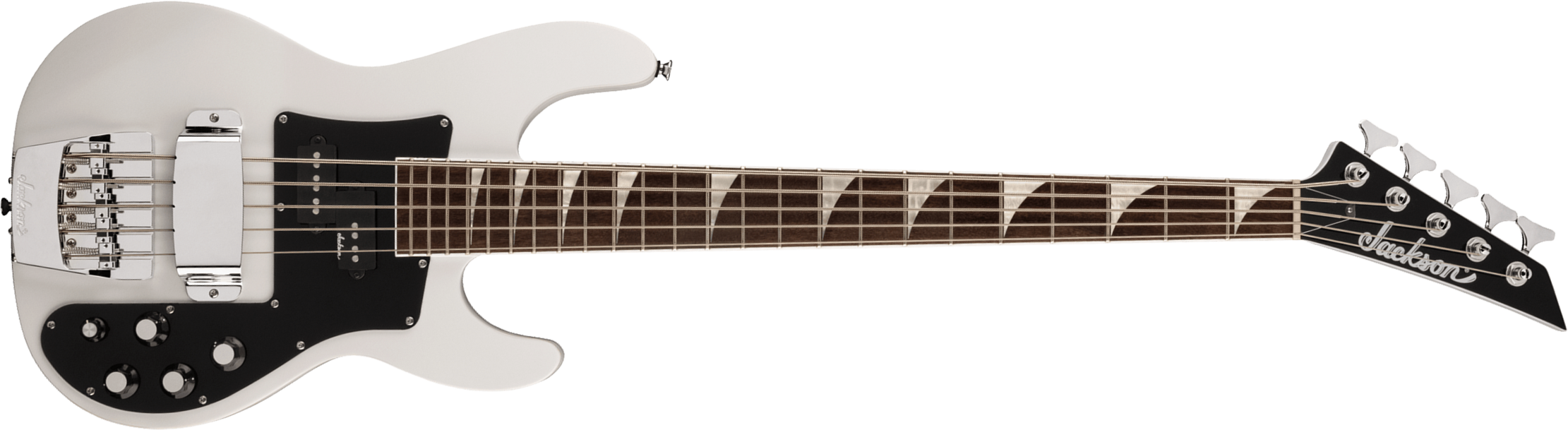 Jackson Concert Bass Cbxnt Dx Iv Active Lau - Snow White - Solidbody E-bass - Main picture