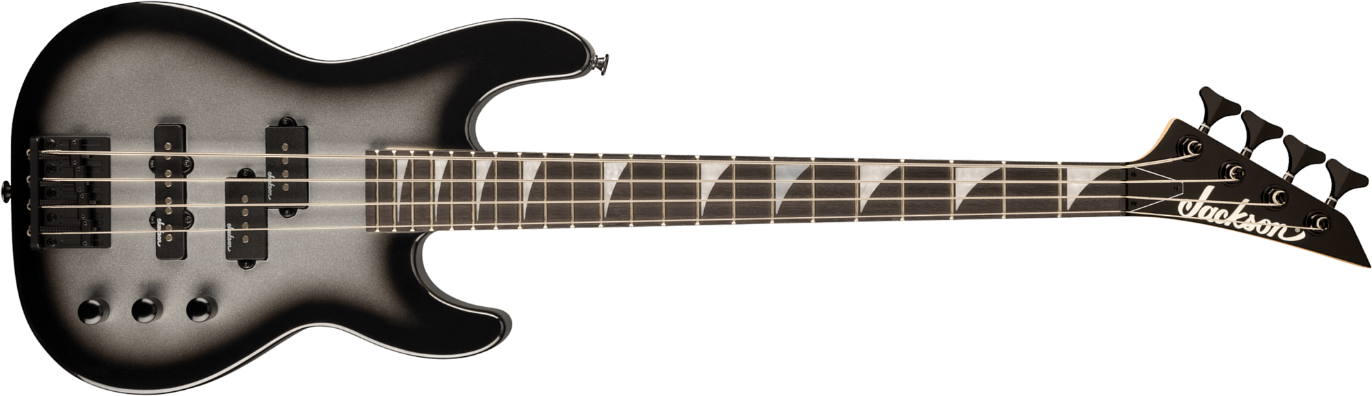 Jackson Concert Bass Js1x Minion Ltd Shsc Ama - Silverburst - E-Bass für Kinder - Main picture