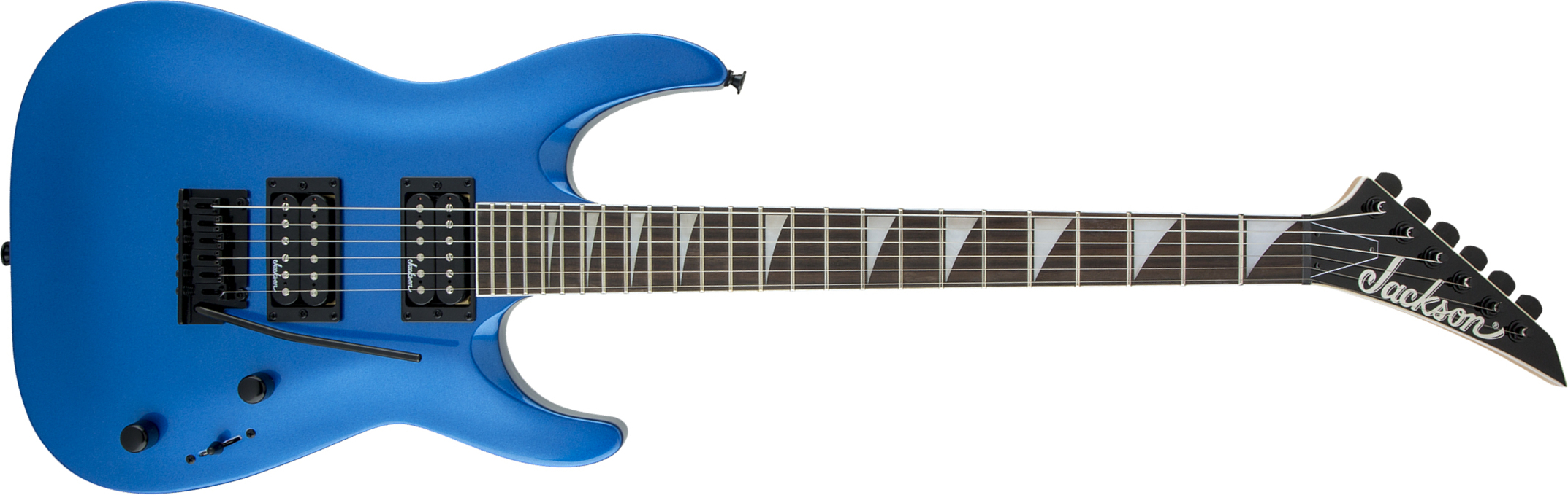 Jackson Dinky Arch Top Dka Js22 2h Trem Ama - Metallic Blue - E-Gitarre aus Metall - Main picture