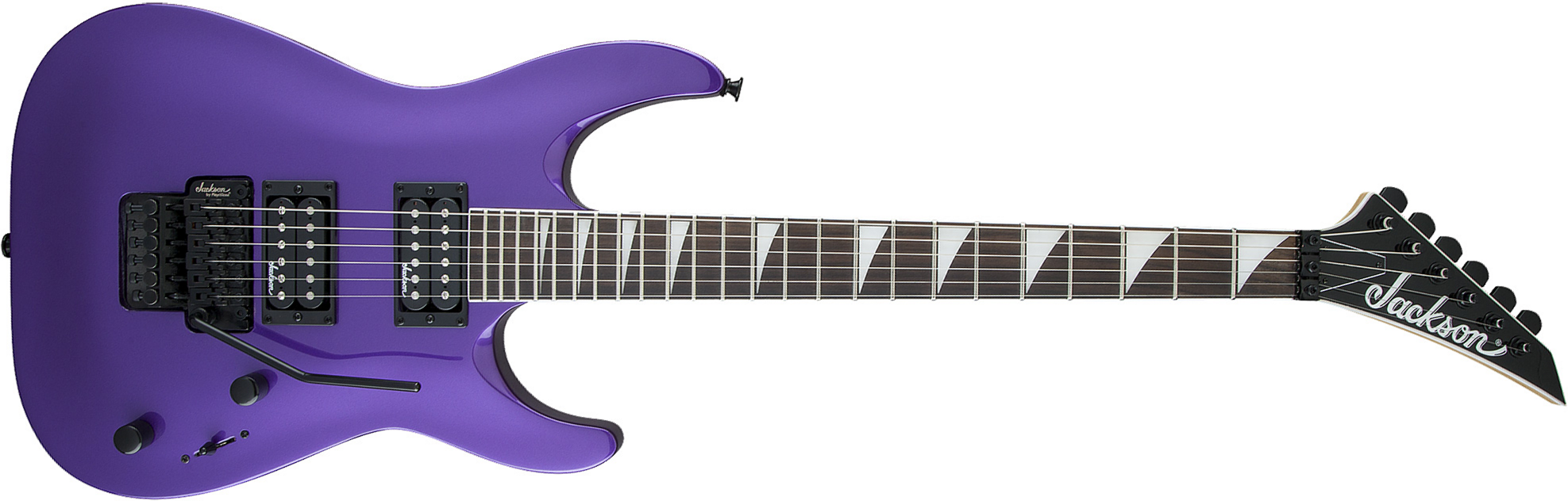 Jackson Dinky Arch Top Js32 Dka Hh Floyd Rose Rw - Pavo Purple - E-Gitarre in Str-Form - Main picture