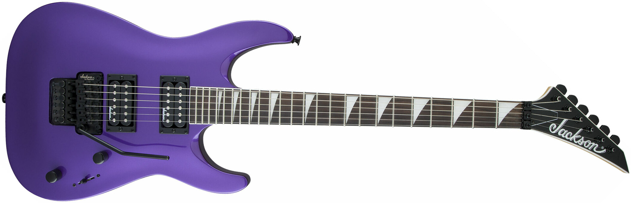 Jackson Dinky Archtop Js32 Dka 2h Fr Ama - Pavo Purple - Double Cut E-Gitarre - Main picture