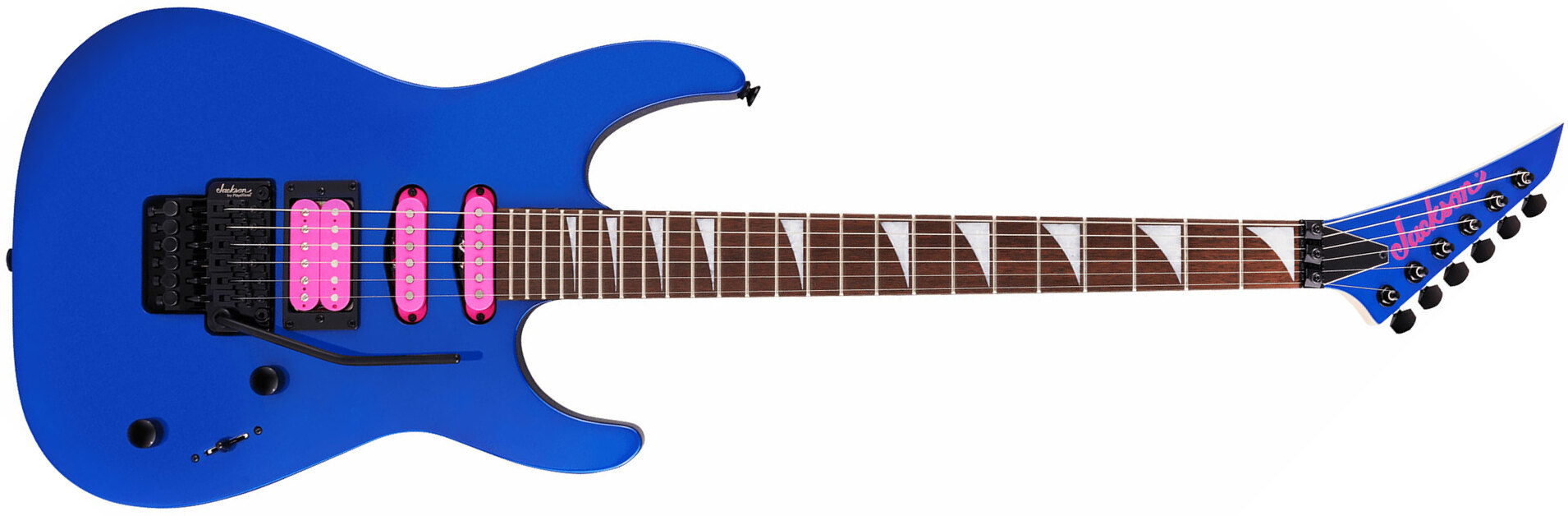 Jackson Dinky Dk3xr Hss Fr Lau - Cobalt Blue - E-Gitarre in Str-Form - Main picture