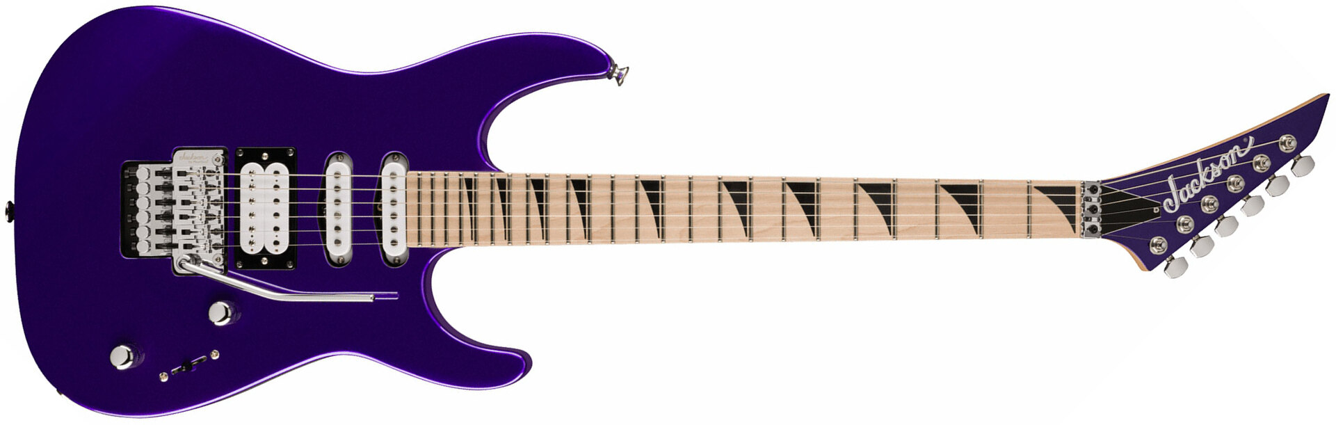Jackson Dinky Dk3xr Hss Fr Mn - Deep Purple Metallic - E-Gitarre in Str-Form - Main picture