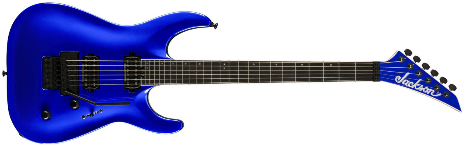 Jackson Dinky Dka Pro Plus 2h Seymour Duncan Fr Eb - Indigo Blue - E-Gitarre in Str-Form - Main picture