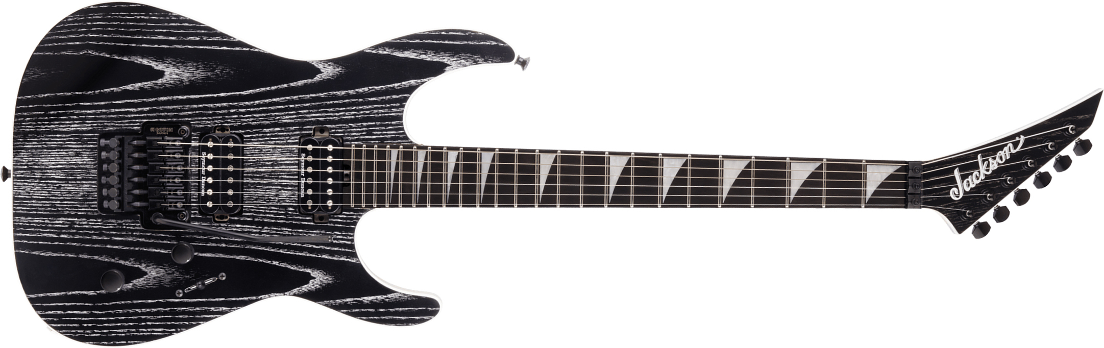 Jackson Dinky Dkra Mj Jap 2h Seymour Duncan Fr Eb - Matte Black Ash - E-Gitarre in Str-Form - Main picture