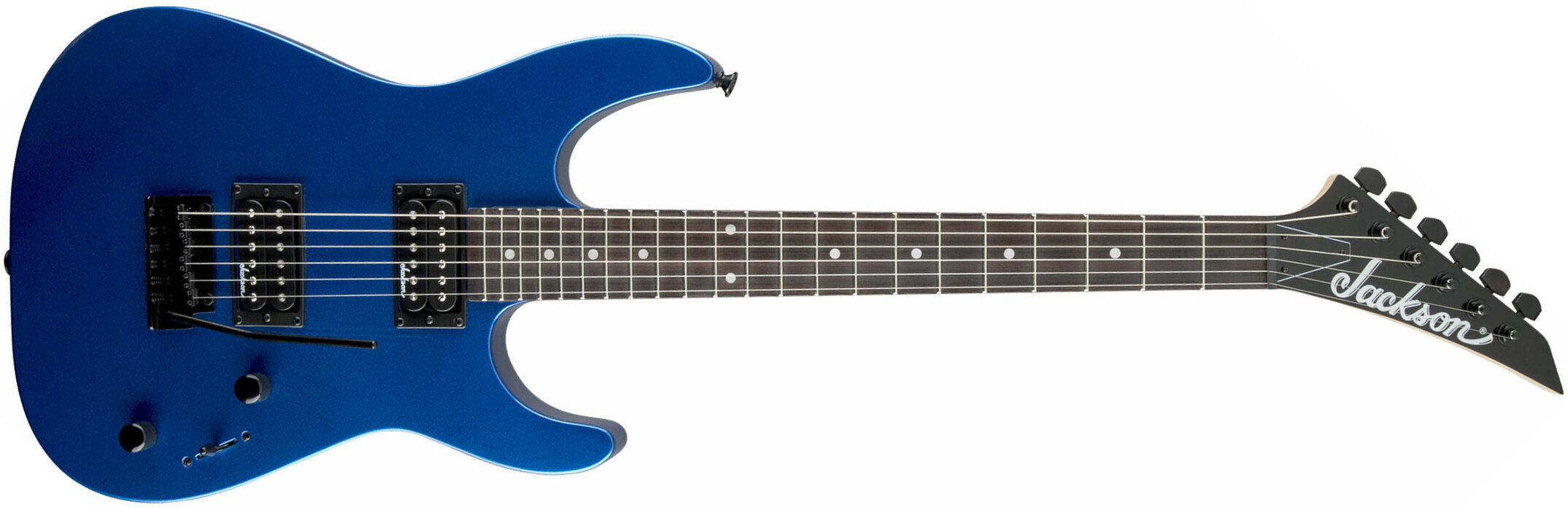 Jackson Dinky Js11 2h Trem Ama - Metallic Blue - E-Gitarre in Str-Form - Main picture