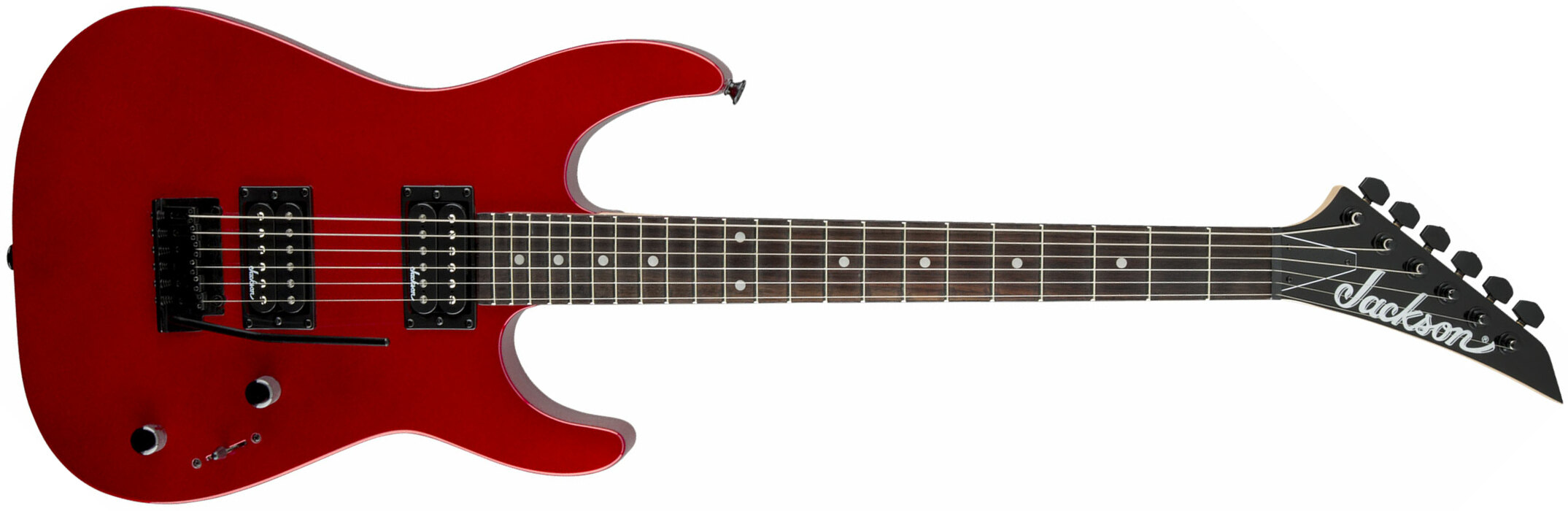 Jackson Dinky Js11 2h Trem Ama - Metallic Red - E-Gitarre in Str-Form - Main picture