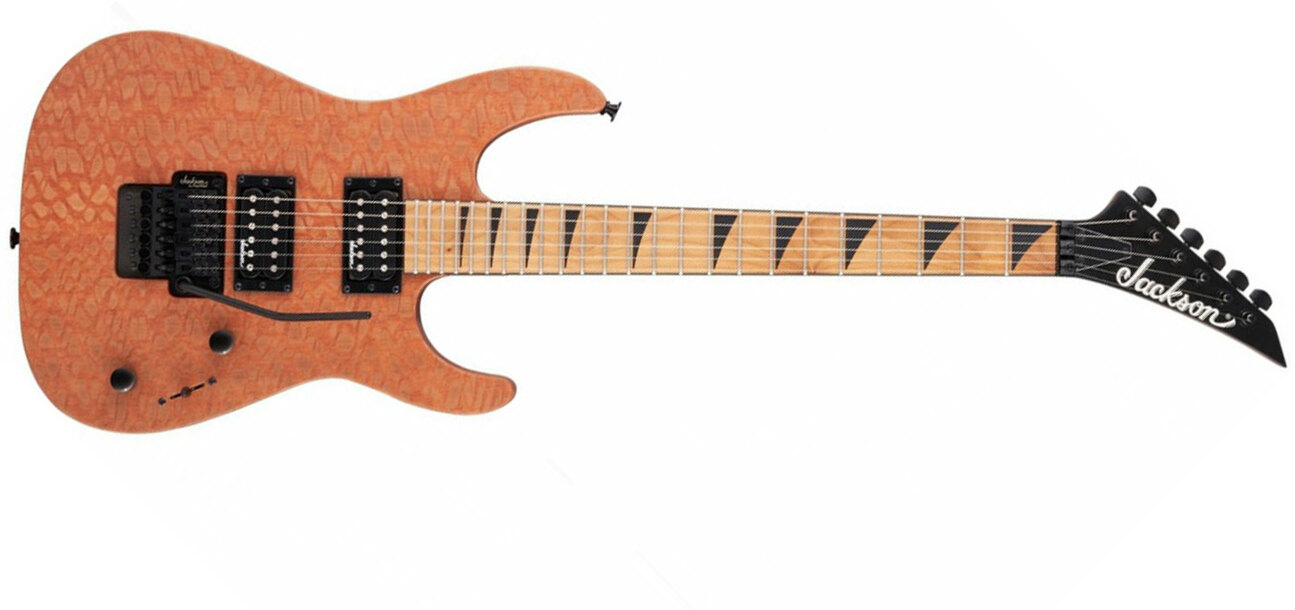 Jackson Dinky Js42 Lacewood Fsr Ltd 2h Fr Mn - Natural Satin - E-Gitarre in Str-Form - Main picture