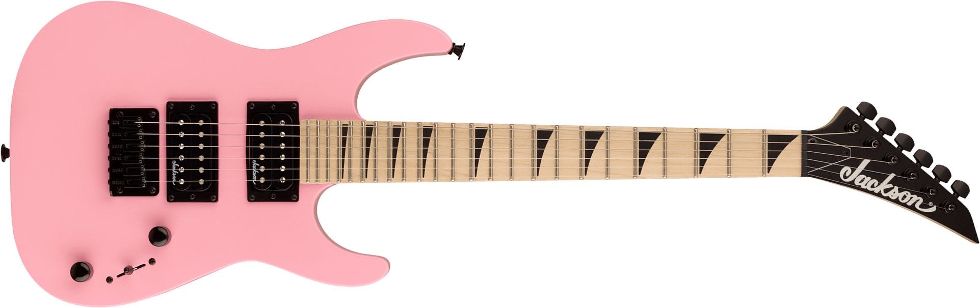 Jackson Dinky Minion Js1x Shsc 2h Ht Ama - Bubble Gum - E-Gitarre für Kinder - Main picture