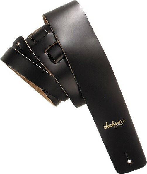 Jackson J1 Leather Strap Xl Black - Gitarrengurt - Main picture