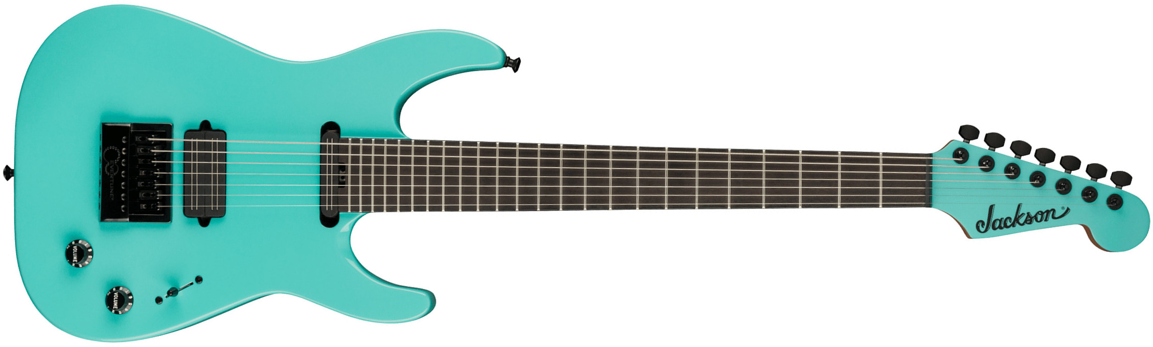 Jackson Josh Smith Soloist Sl7 Et Pro Signature Hs Bare Knuckle Ht Eb - Aquamarine - 7-saitige E-Gitarre - Main picture