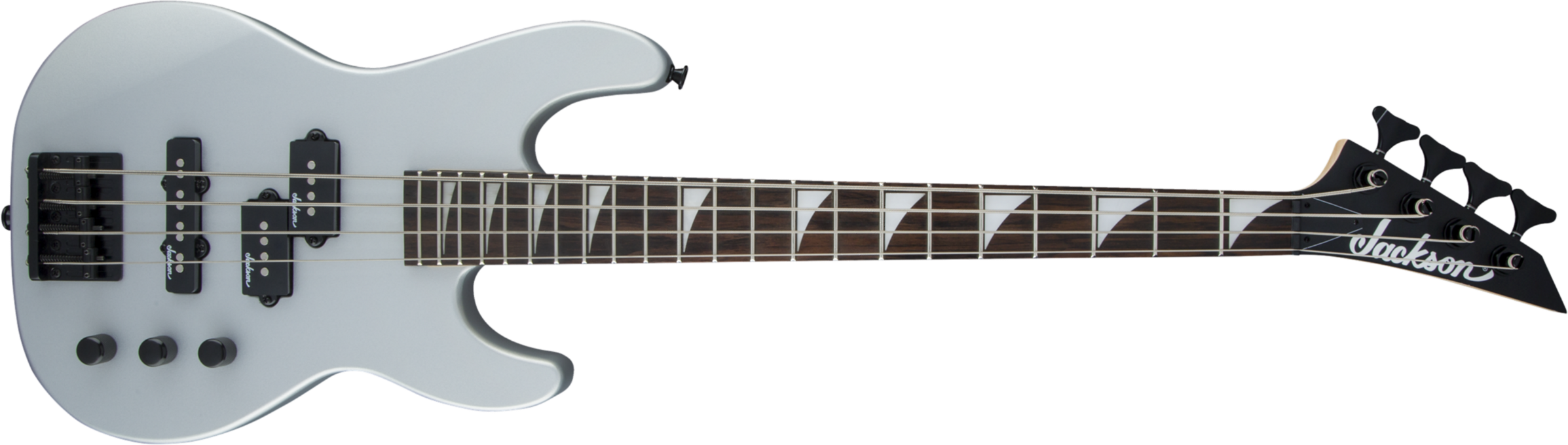 Jackson Js Series Concert Bass Minion Js1x - Satin Silver - E-Bass für Kinder - Main picture