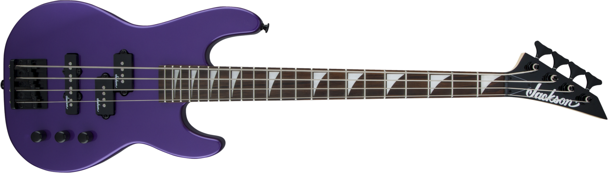Jackson Js Series Concert Bass Minion Js1x - Pavo Purple - E-Bass für Kinder - Main picture