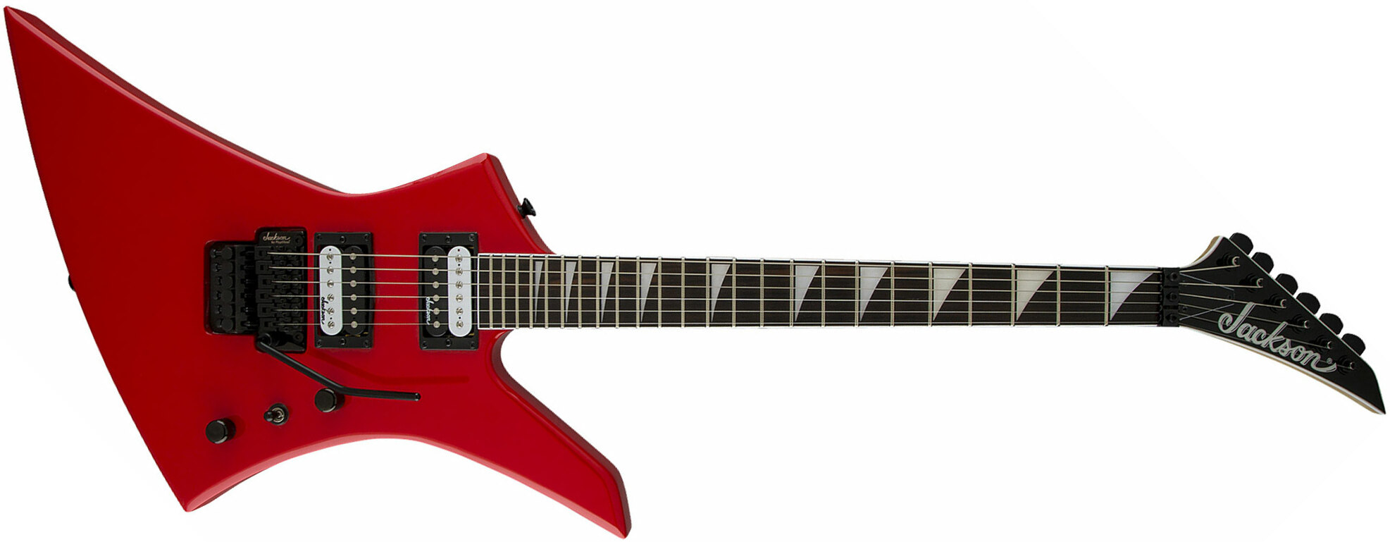 Jackson Kelly Js32 2h Fr Ama - Ferrari Red - E-Gitarre aus Metall - Main picture