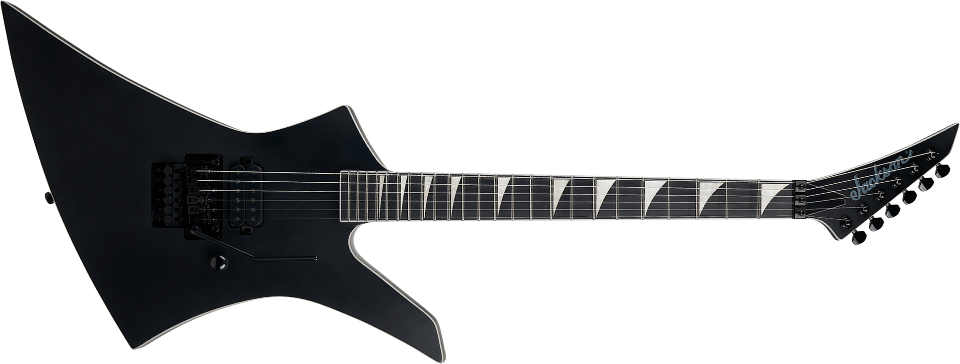 Jackson Kelly Ke1a Pure Metal Pro Plus Ltd 1h Fr Eb - Satin Black - E-Gitarre aus Metall - Main picture
