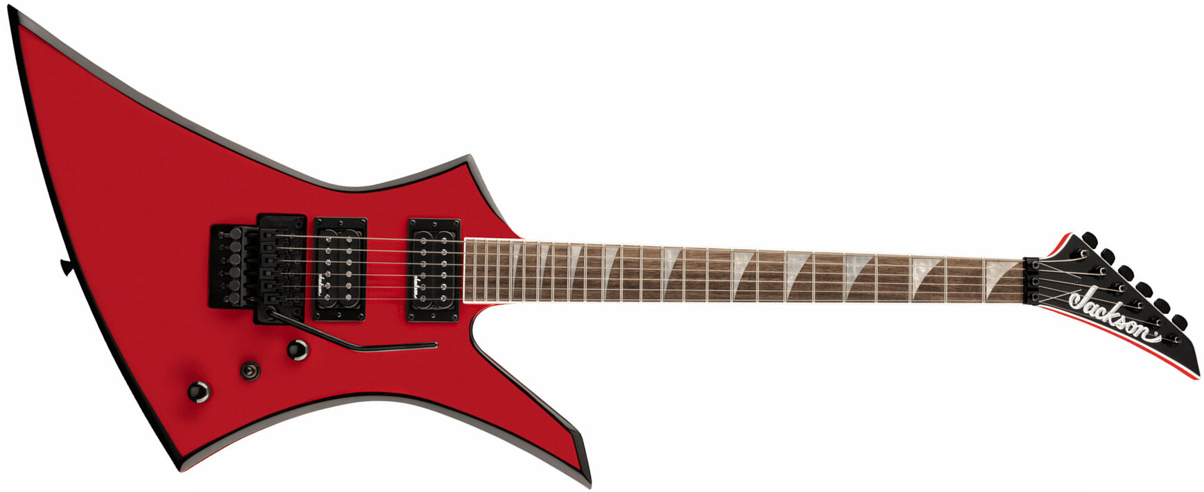 Jackson Kelly Kex 2h Fr Lau - Ferrari Red - E-Gitarre aus Metall - Main picture