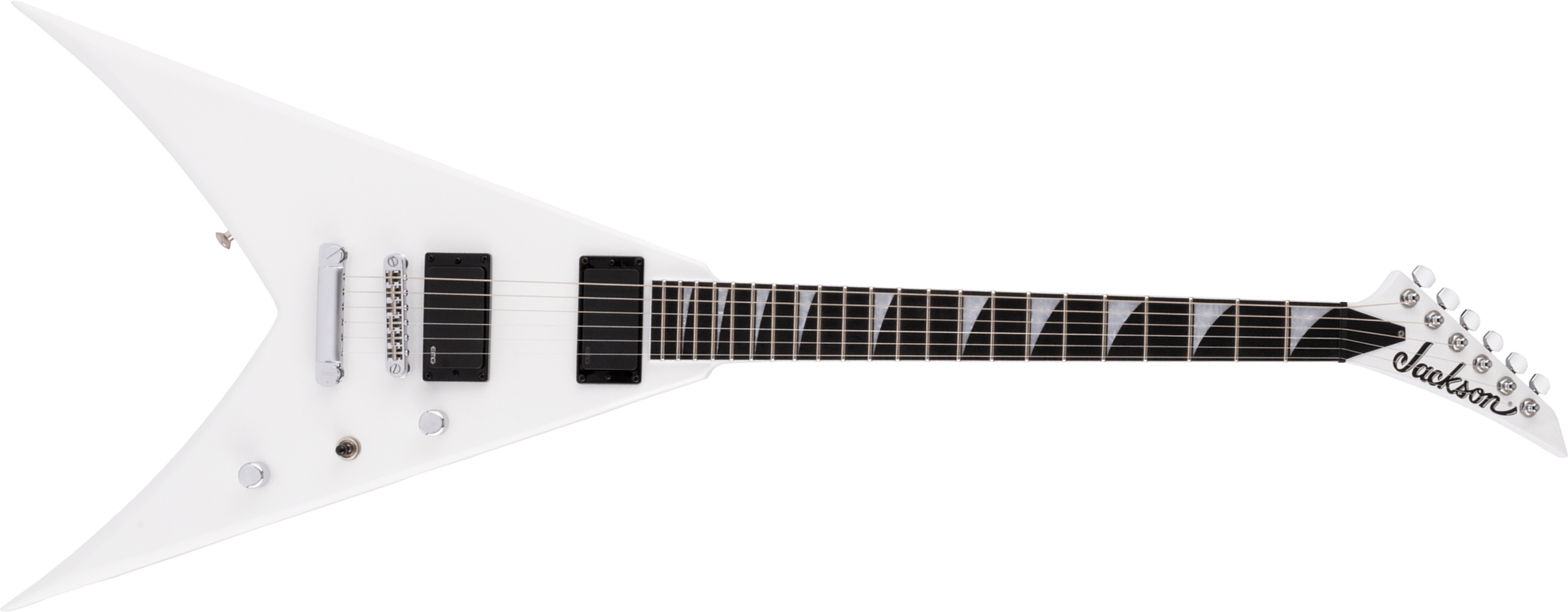 Jackson King V Kvtmg Pro 2h Emg Ht Eb - Snow White - E-Gitarre aus Metall - Main picture