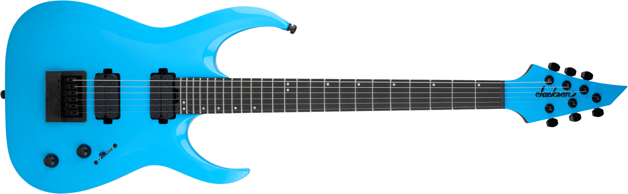 Jackson Misha Mansoor Juggernaut Et6 Pro Plus Signature 2h Ht Eb - Riviera Blue - E-Gitarre in Str-Form - Main picture