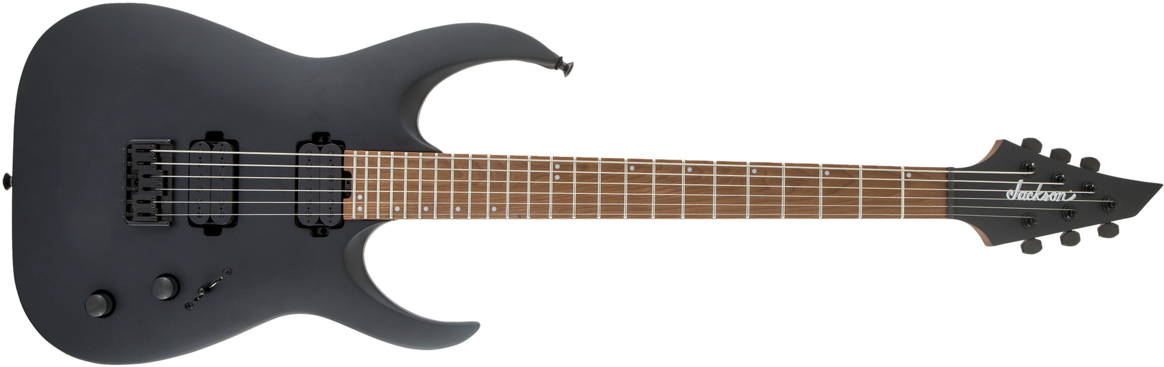 Jackson Misha Mansoor Juggernaut Ht6 Pro Signature 2h Mn - Satin Black - E-Gitarre aus Metall - Main picture
