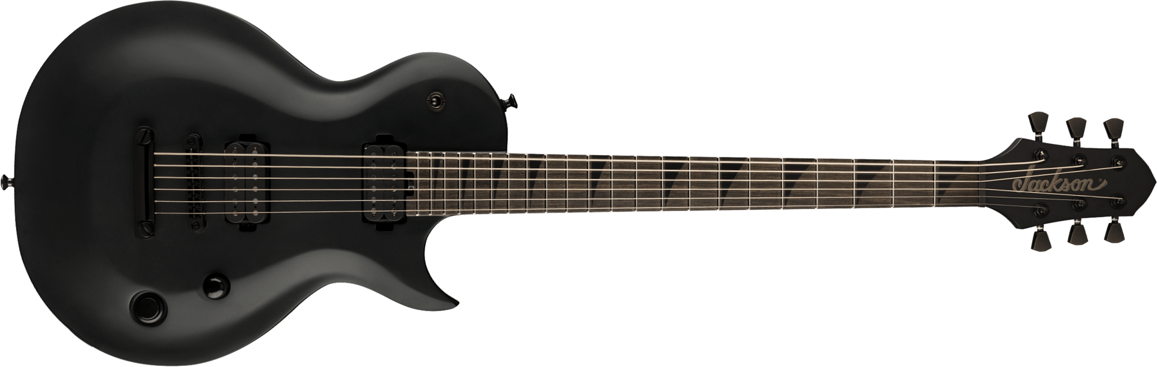 Jackson Monarkh Sc T6 Baritone Pro Plus Xt 2h Seymour Duncan Ht Eb - Satin Black - Bariton E-Gitarre - Main picture