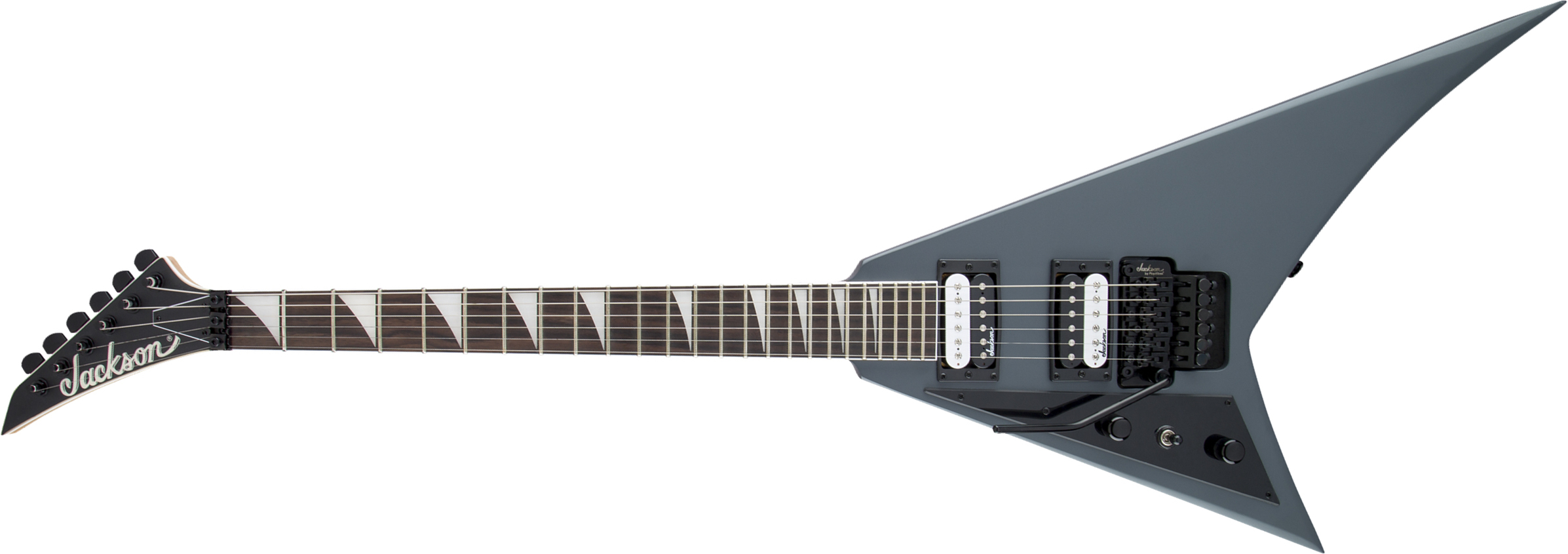 Jackson Randy Rhoads Js32 Lh Gaucher Fr 2h Fr Ama - Satin Gray - E-Gitarre für Linkshänder - Main picture