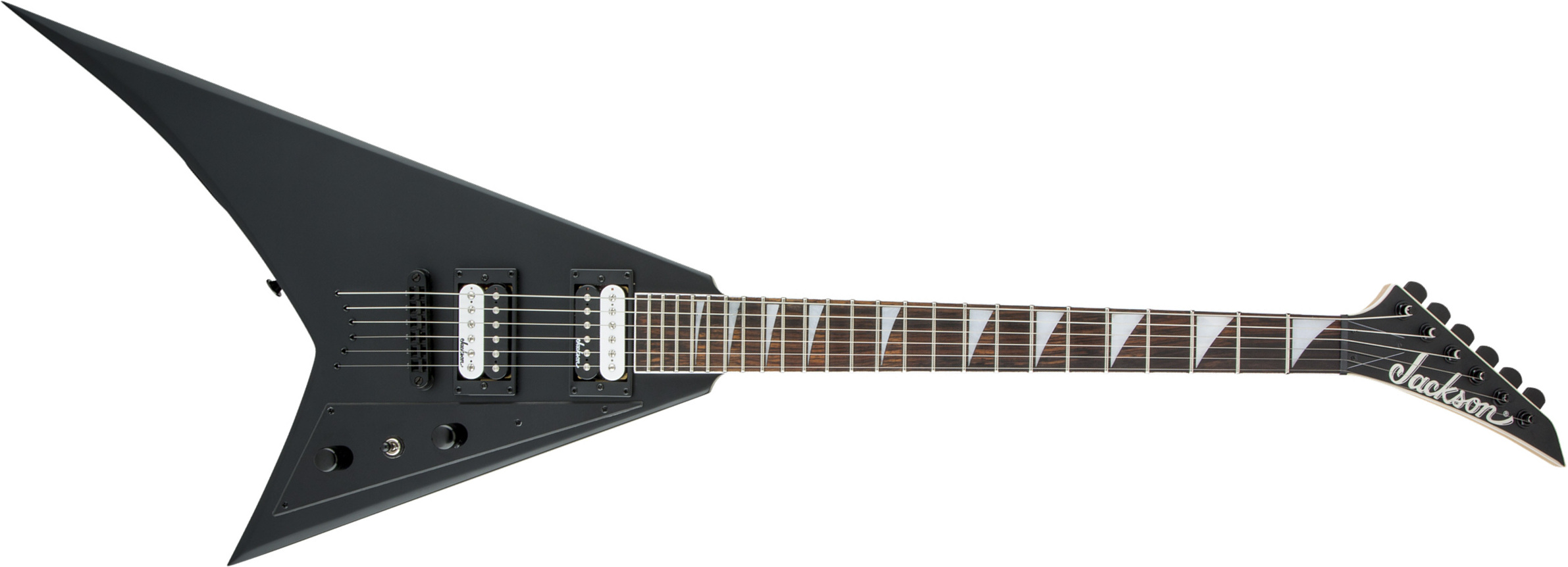 Jackson Randy Rhoads Js32t 2h Ht Ama - Satin Black - E-Gitarre aus Metall - Main picture