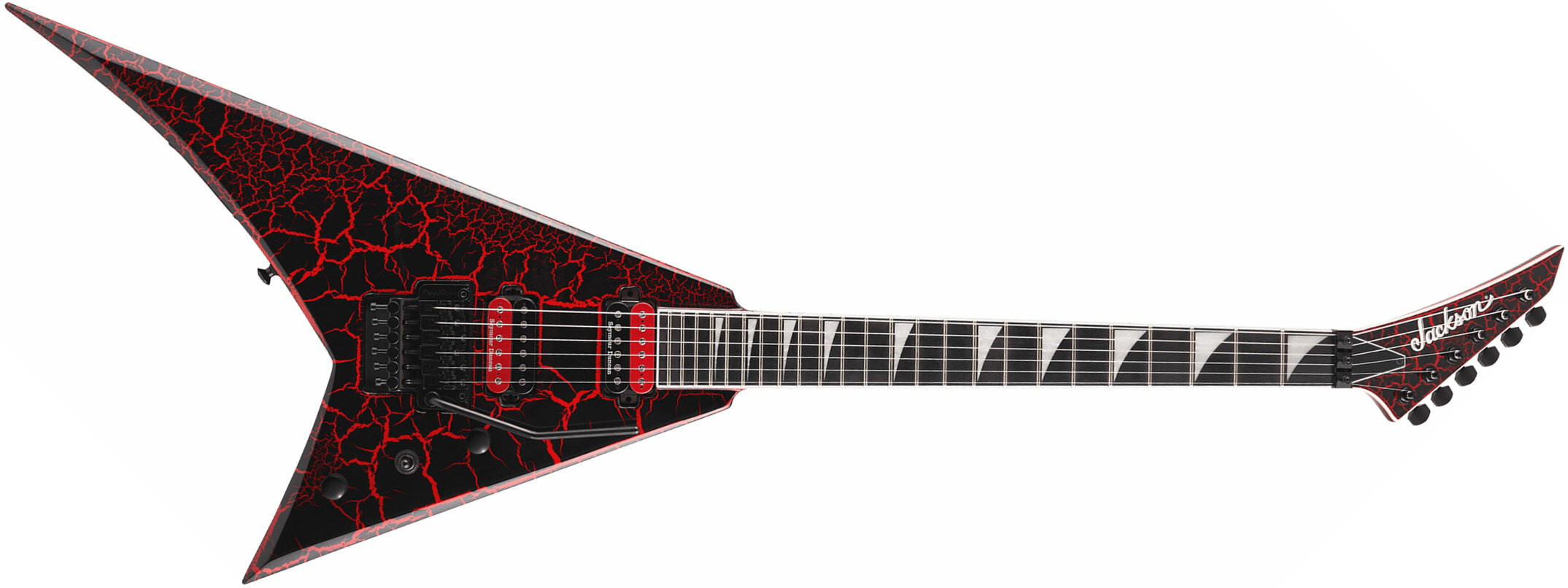 Jackson Rhoads Rr24 Pro 2h Seymour Duncan Fr Eb - Maul Crackle - E-Gitarre aus Metall - Main picture