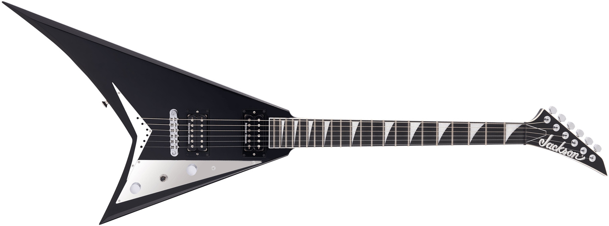 Jackson Rhoads Rrt Mj Jap 2h Seymour Duncan Ht Eb - Gloss Black - E-Gitarre aus Metall - Main picture