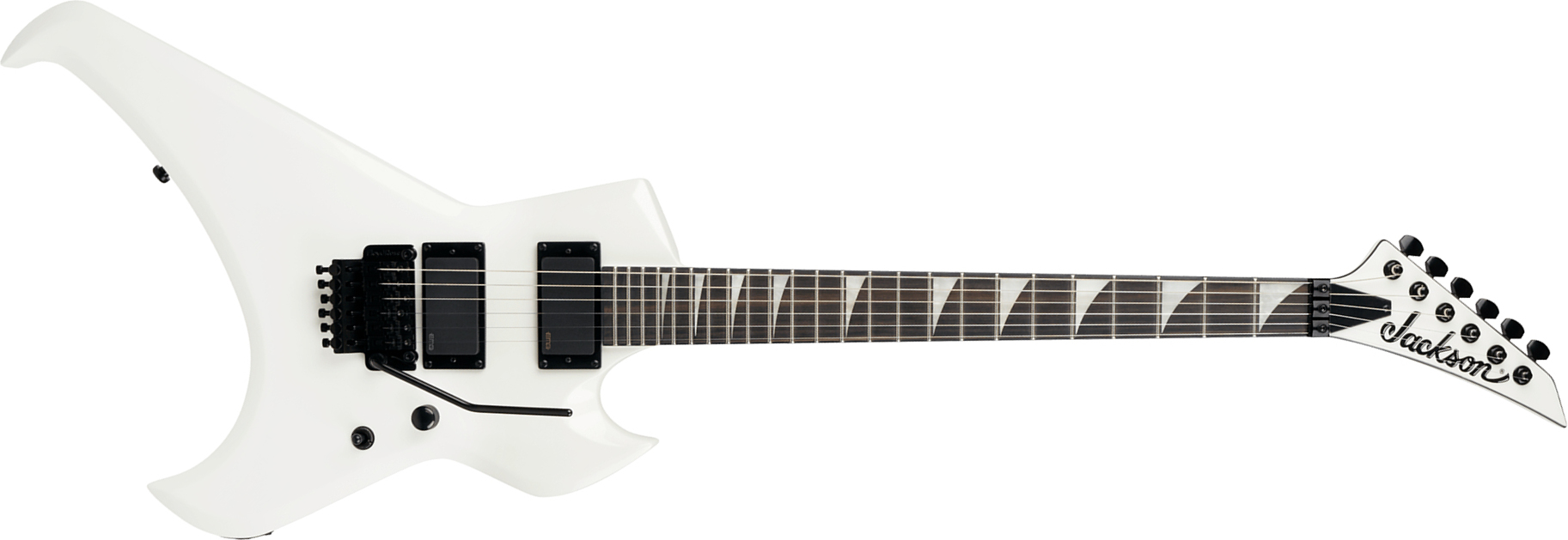 Jackson Rob Cavestany Death Angel Pro 2h Emg Fr Eb - Snow White - E-Gitarre aus Metall - Main picture