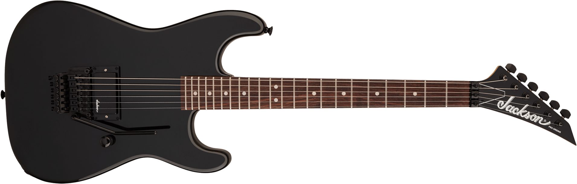 Jackson San Dimas Sd1 H Fr Pro Origins 1985 Mex 1h Fr Rw - Gloss Black - E-Gitarre in Str-Form - Main picture