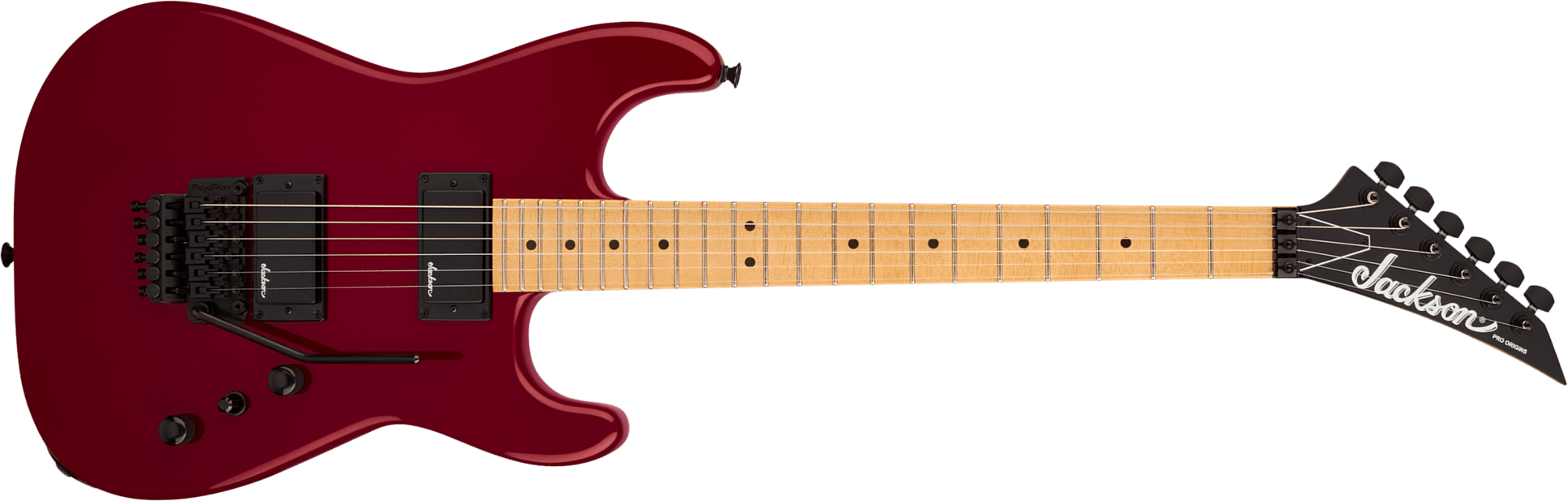 Jackson San Dimas Sd1 Hh Fr Mpl Pro Origins 1985 Mex 2h Fr Mn - Candy Apple Red - E-Gitarre in Str-Form - Main picture
