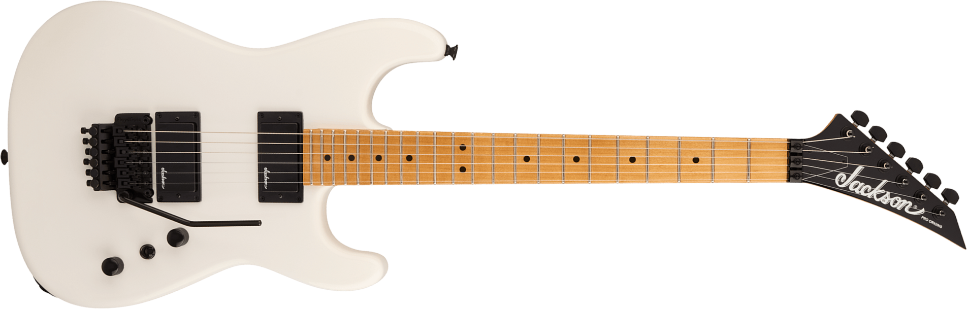 Jackson San Dimas Sd1 Hh Fr Pro Origins 1985 Mex 2h Fr Mn - Snow White - E-Gitarre in Str-Form - Main picture