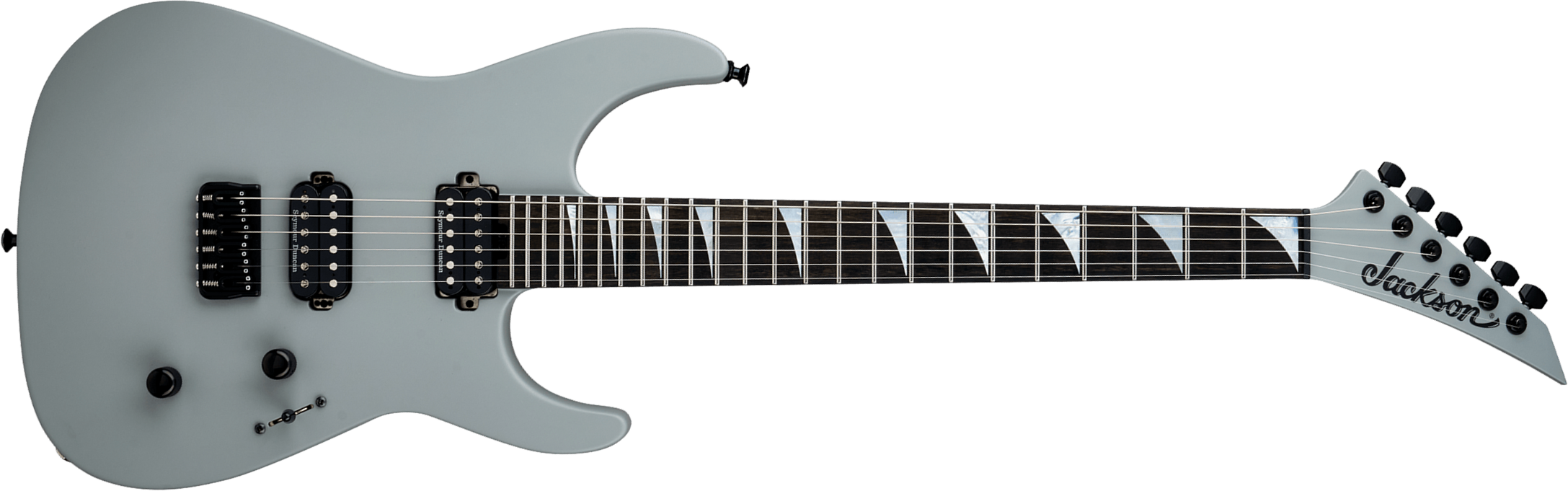 Jackson Sl2 Dx Ht American Soloist Usa 2h Seymour Duncan Eb - Satin Porsche Gray - E-Gitarre aus Metall - Main picture