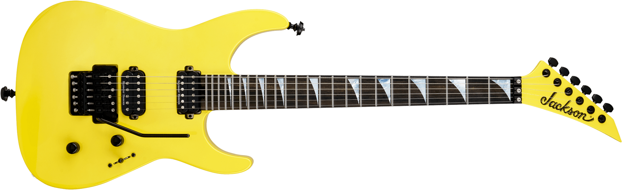 Jackson Sl2dx American Soloist Usa 2h Seymour Duncan Fr Eb - Lemon Ice - E-Gitarre aus Metall - Main picture