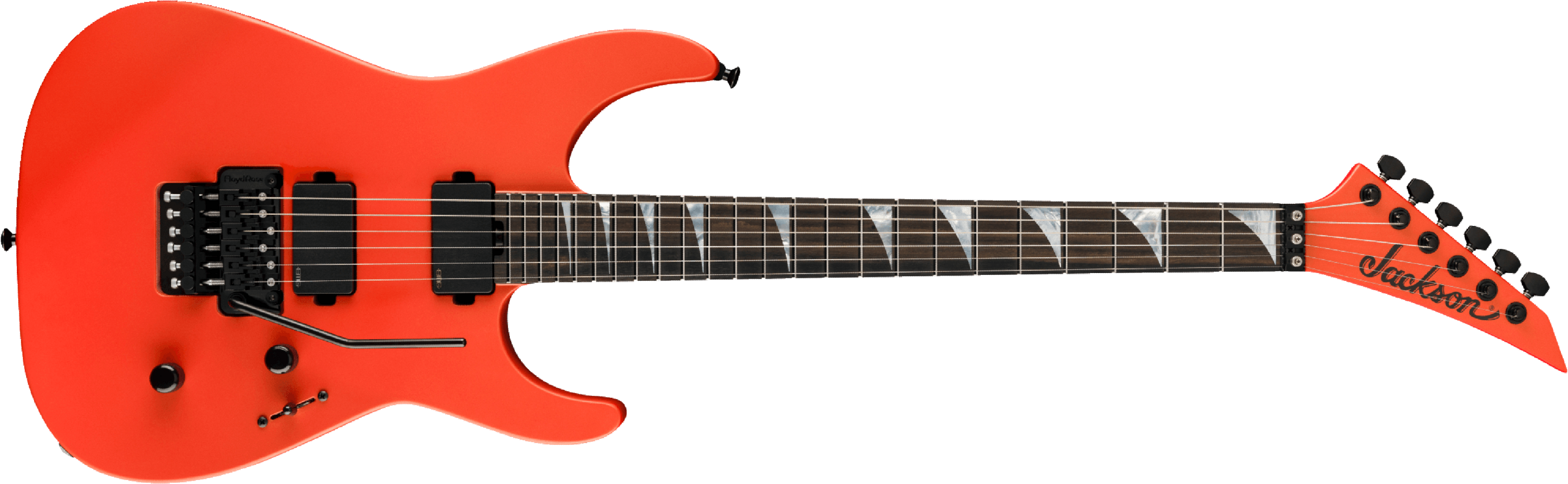 Jackson Sl2mg American Soloist Trem Hh Eb - Satin Lambo Orange - E-Gitarre aus Metall - Main picture