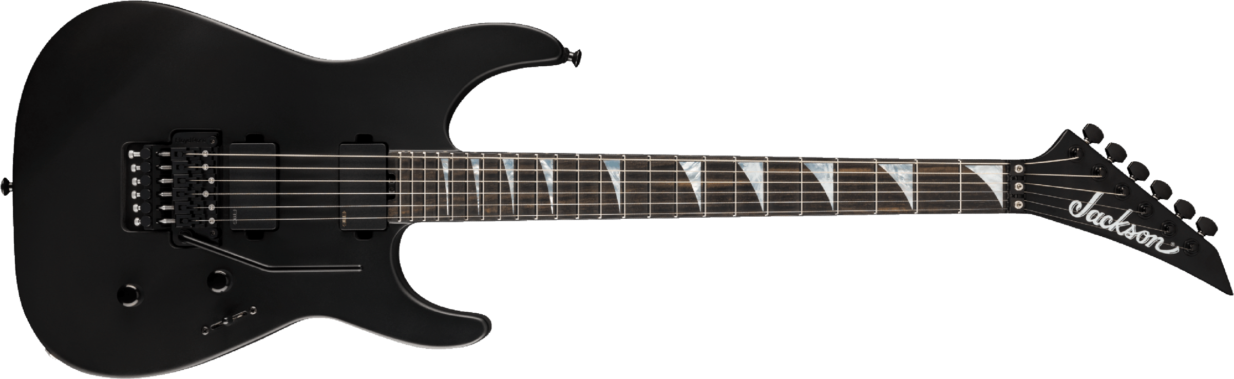 Jackson Sl2mg American Soloist Trem Hh Eb - Satin Black - E-Gitarre aus Metall - Main picture