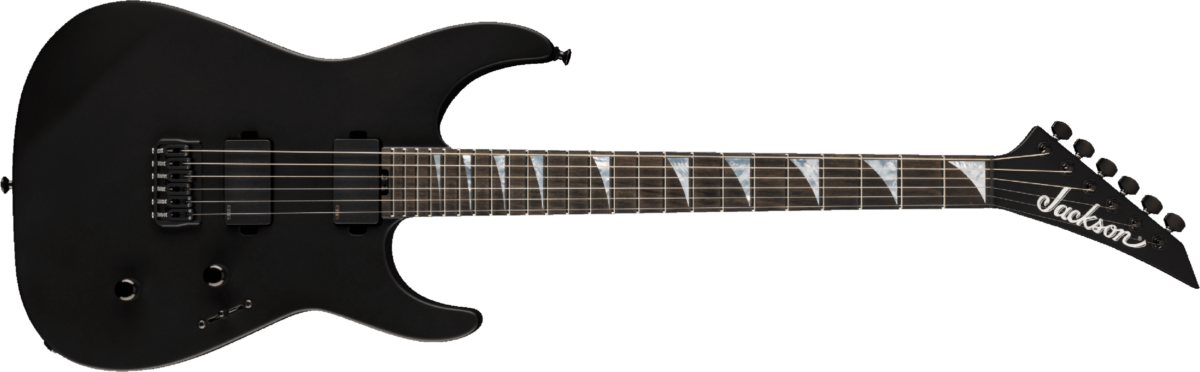 Jackson Sl2mg Ht American Soloist Ht Hh Eb - Satin Black - E-Gitarre aus Metall - Main picture