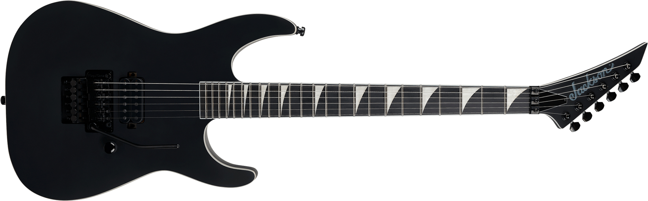 Jackson Soloist Sl1a Pure Metal Pro Plus 1h Fr Eb - 18/02 - Satin Black - E-Gitarre aus Metall - Main picture