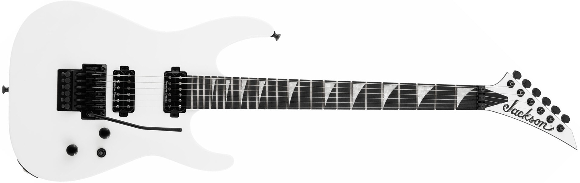 Jackson Soloist Sl2 Mj Jap 2h Seymour Duncan Fr Eb - Snow White - E-Gitarre aus Metall - Main picture
