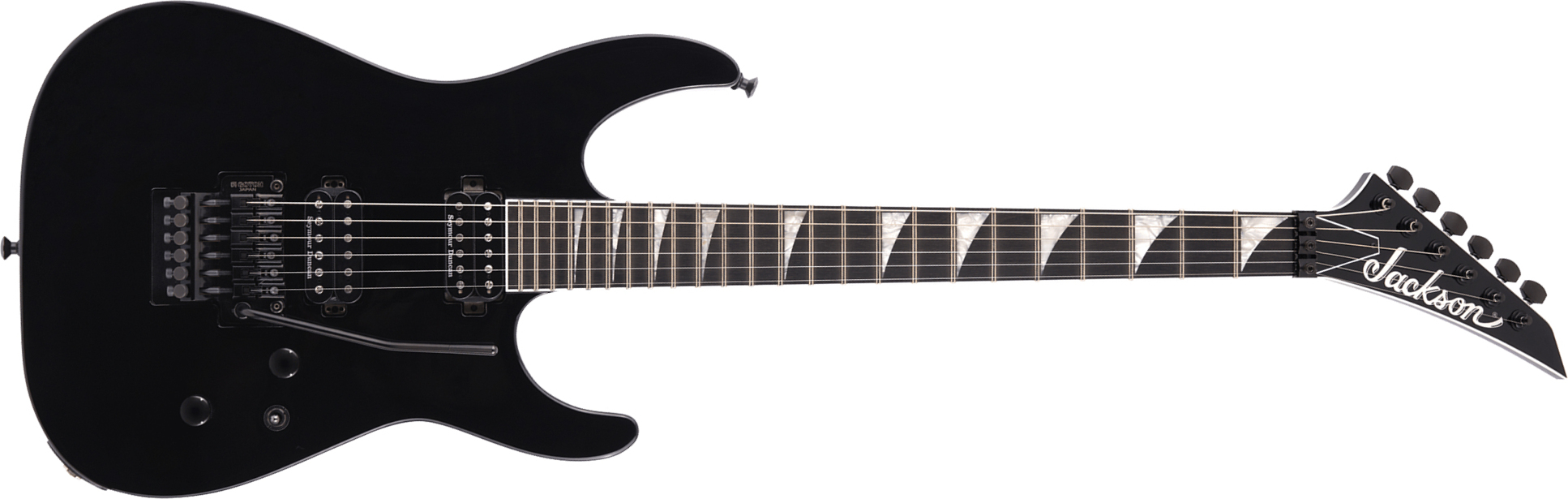 Jackson Soloist Sl2 Mj Jap 2h Seymour Duncan Fr Eb - Black - E-Gitarre aus Metall - Main picture